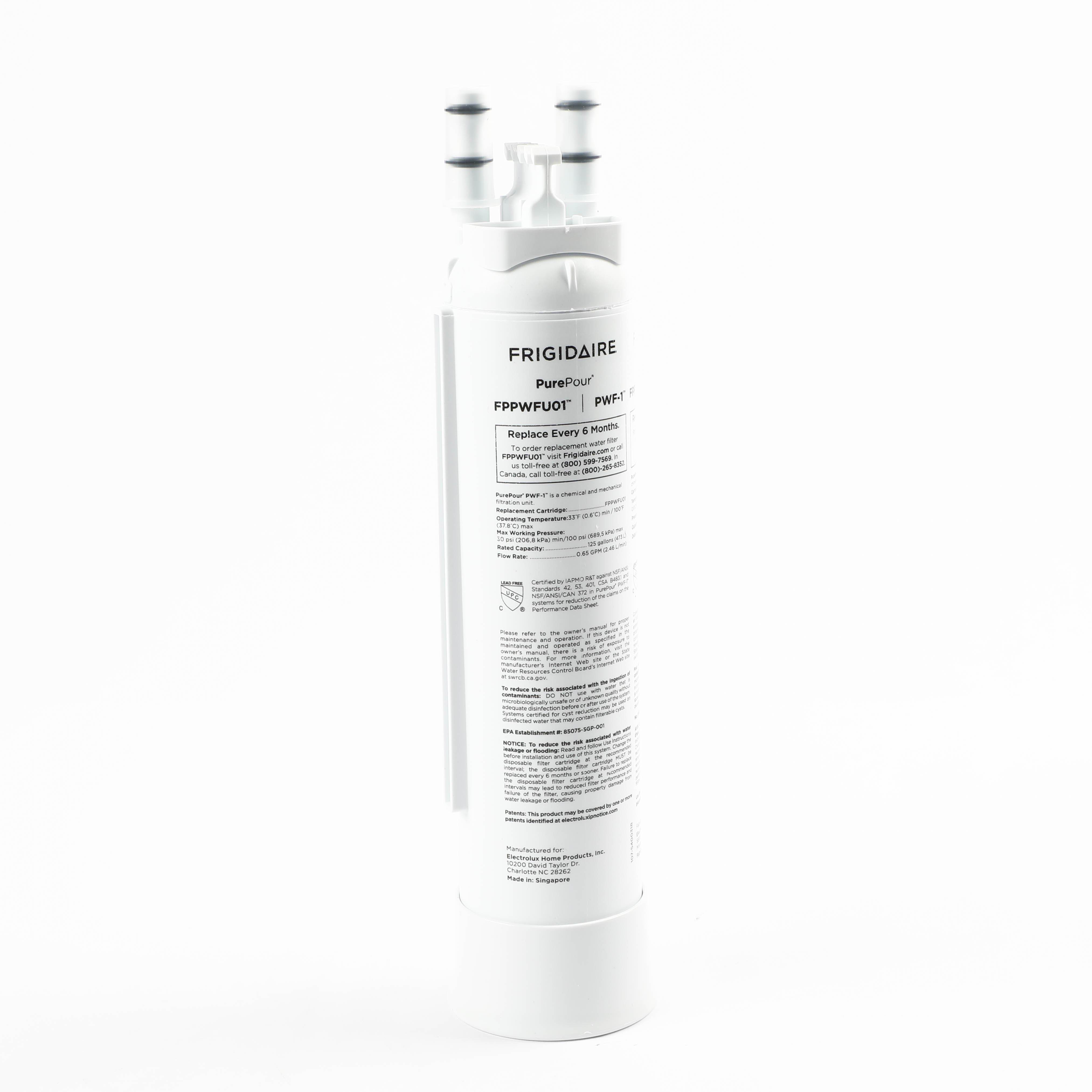 Electrolux Refrigerator water and ice filter · FPPWFU01