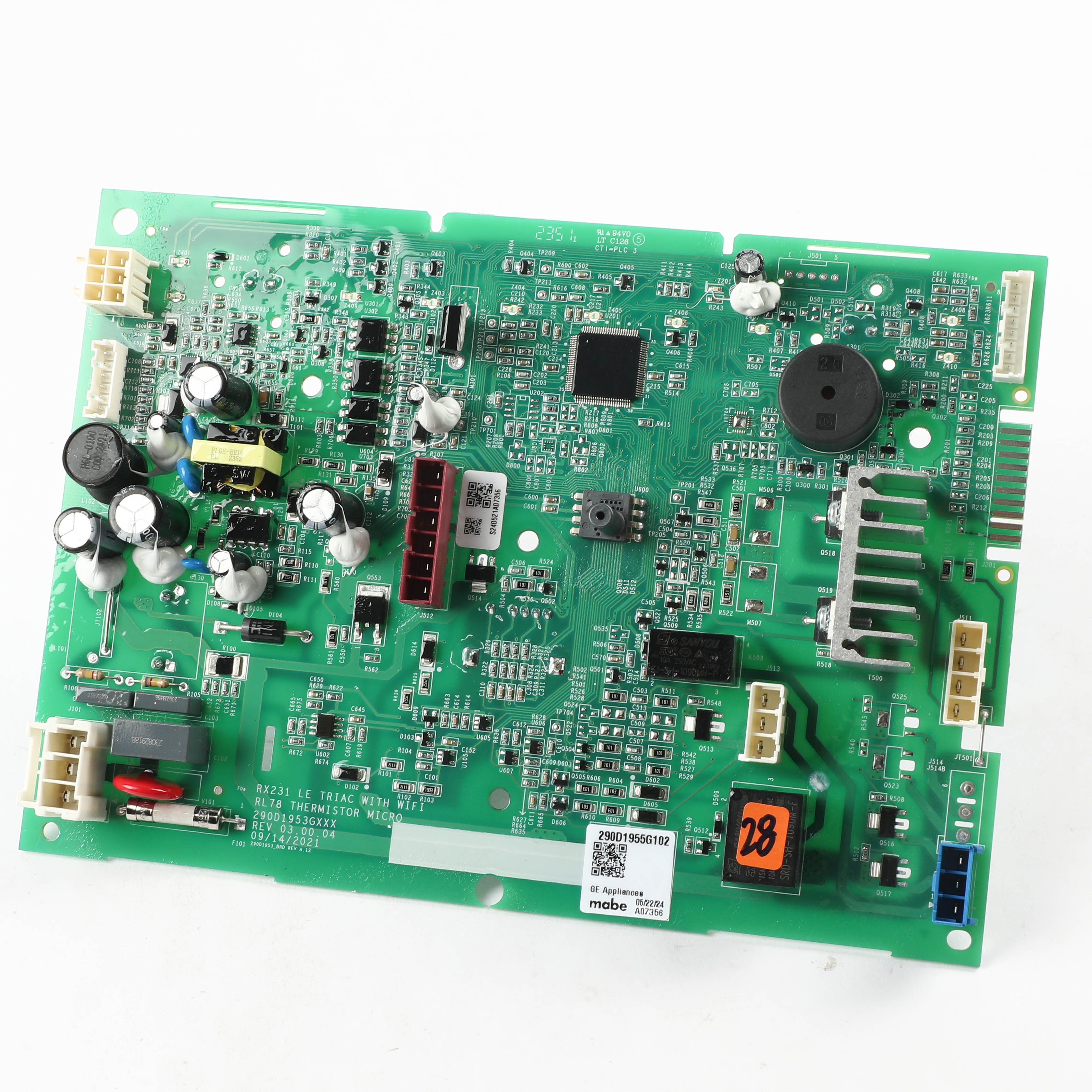 MAIN CONTROL BOARD TL WASHER LE_CORE