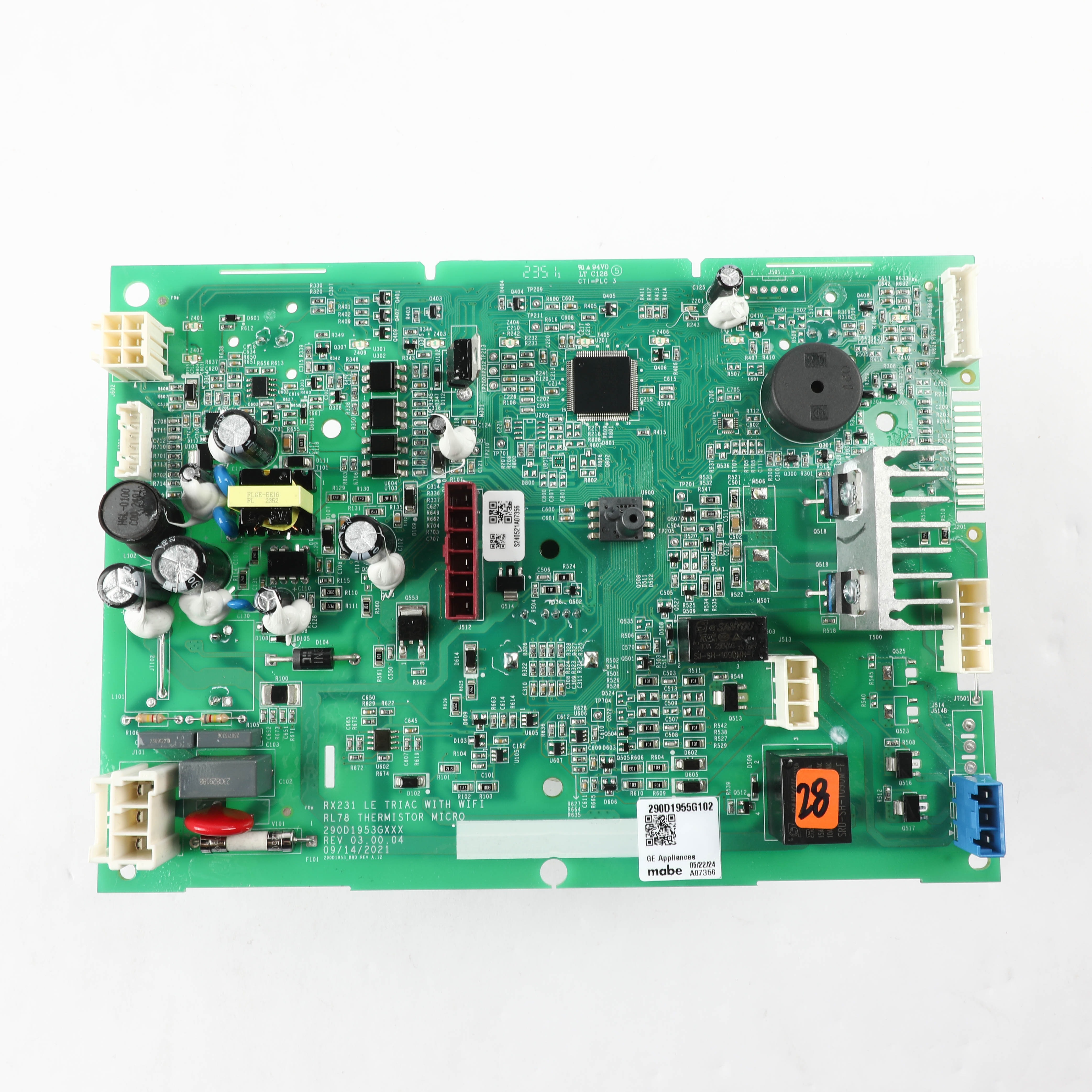 MAIN CONTROL BOARD TL WASHER LE_CORE